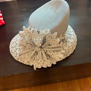 Women's silver hat